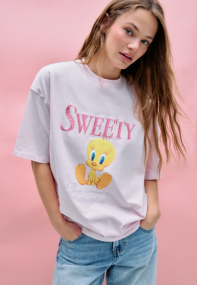 Футболка Sweety с короткими рукавами и круглым вырезом