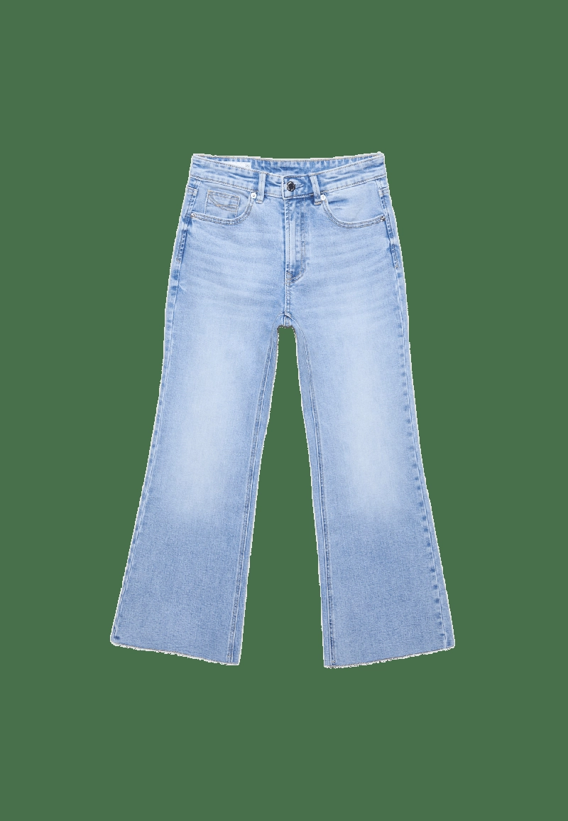 Укороченные джинсы клеш D78