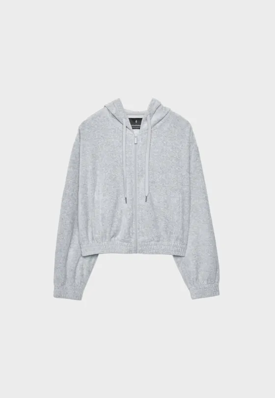 Худи из бархата