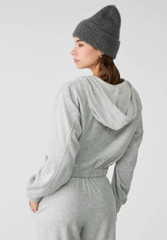 Худи из бархата