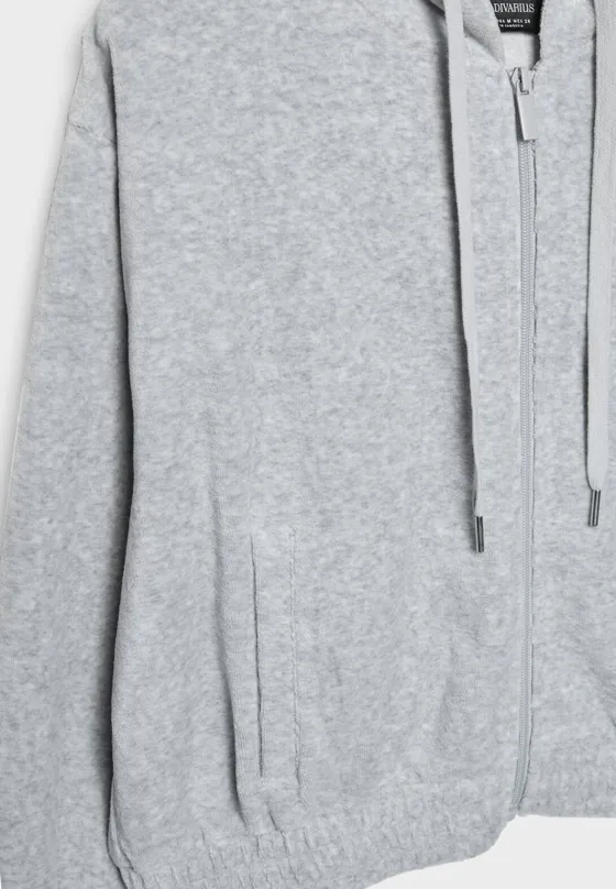 Худи из бархата