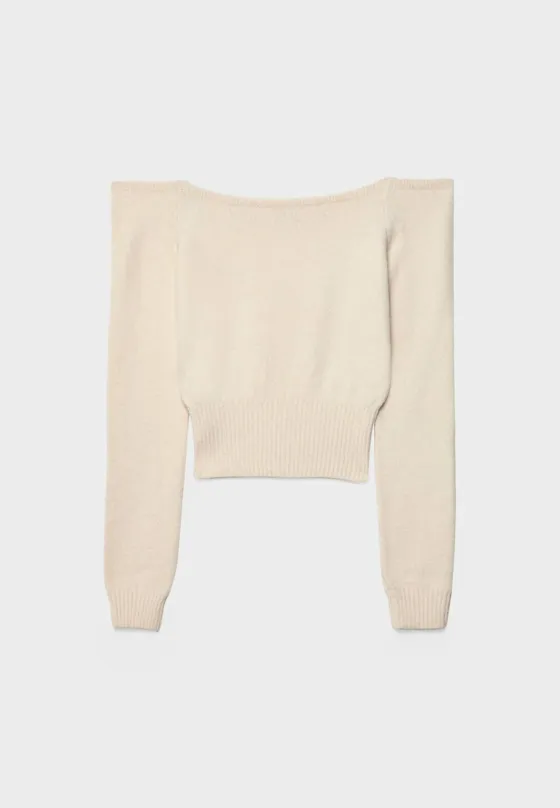 Свитер ассиметричного кроя