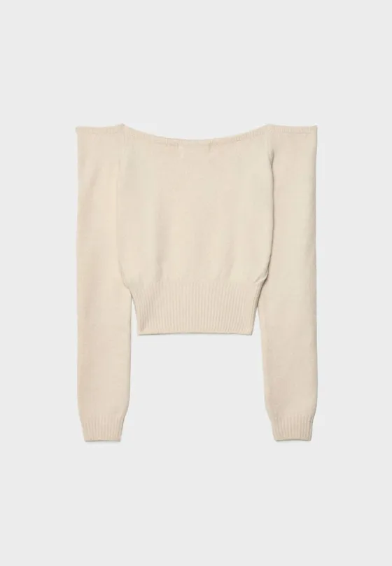 Свитер ассиметричного кроя