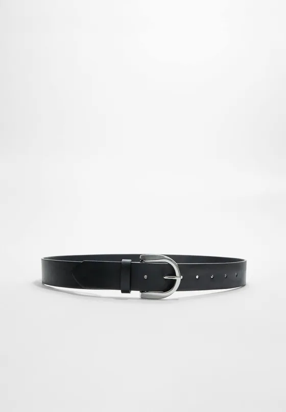 Ремень с полукруглой пряжкой