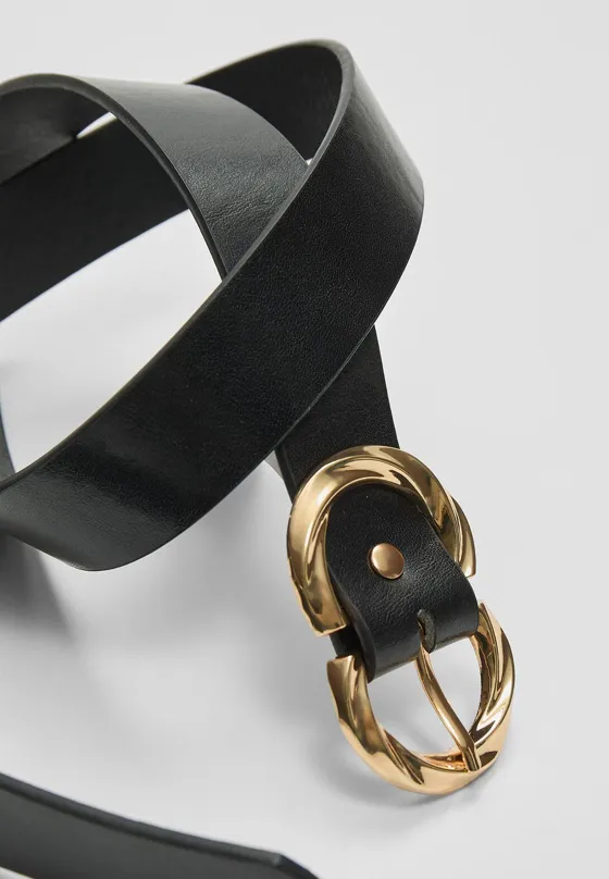 Ремень с двумя пряжками