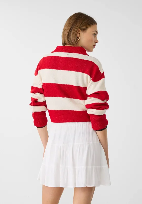 Мини-юбка из струящегося смесового льна