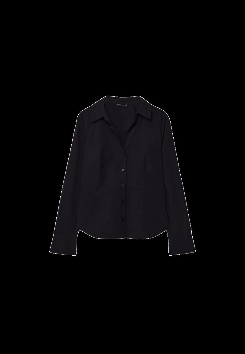 Базовая рубашка облегающего кроя