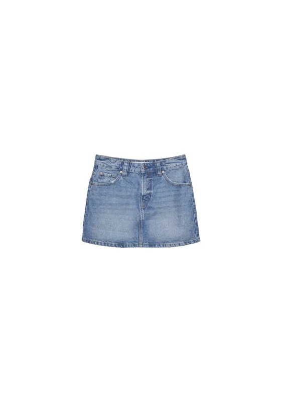 Джинсовая мини-юбка D66
