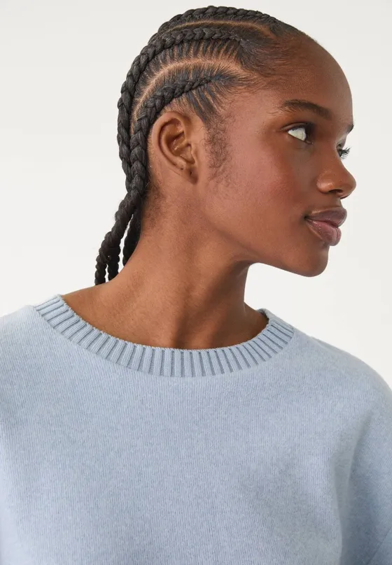 Трикотажная футболка с круглым вырезом