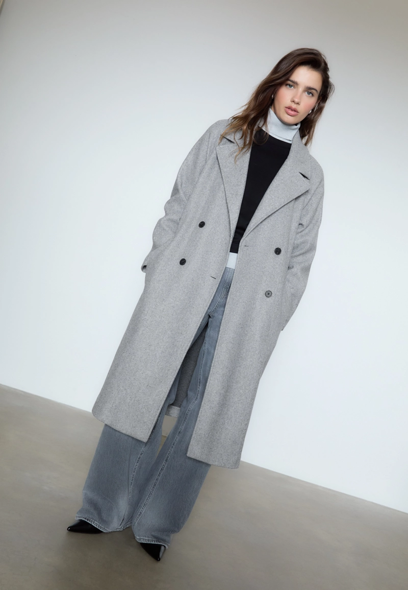 Тренч из ткани Soft Touch