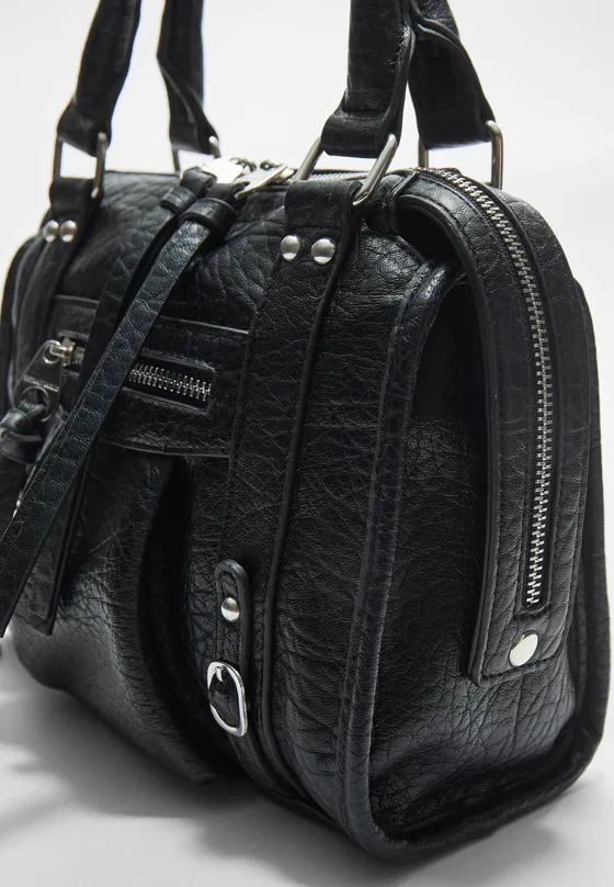 Сумка-боулинг с плечевым ремнем