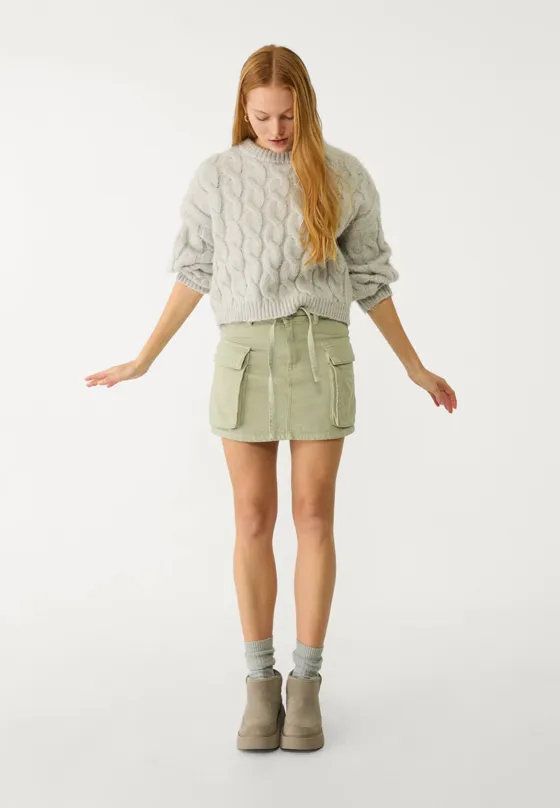 Мини-юбка D66 карго