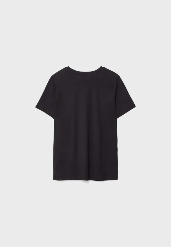 Набор из двух базовых футболок классического кроя с круглым вырезом