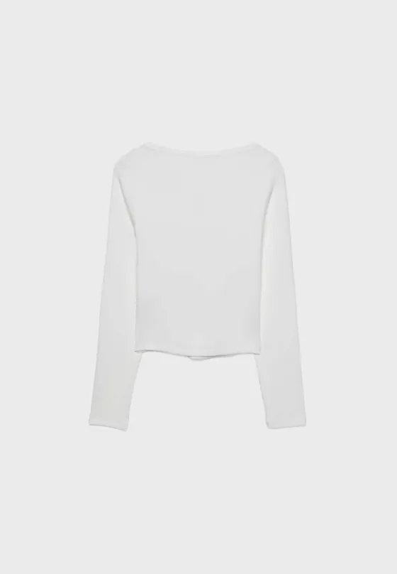 Топ с пуговицами