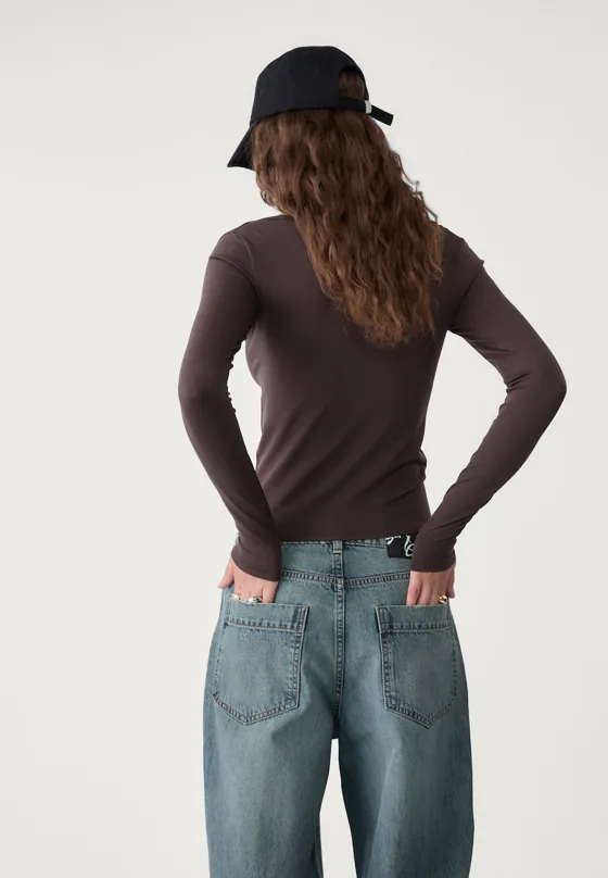 Лонгслив из бесшовной ткани Seamless