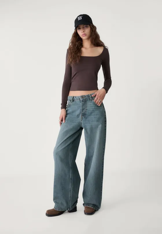 Лонгслив из бесшовной ткани Seamless