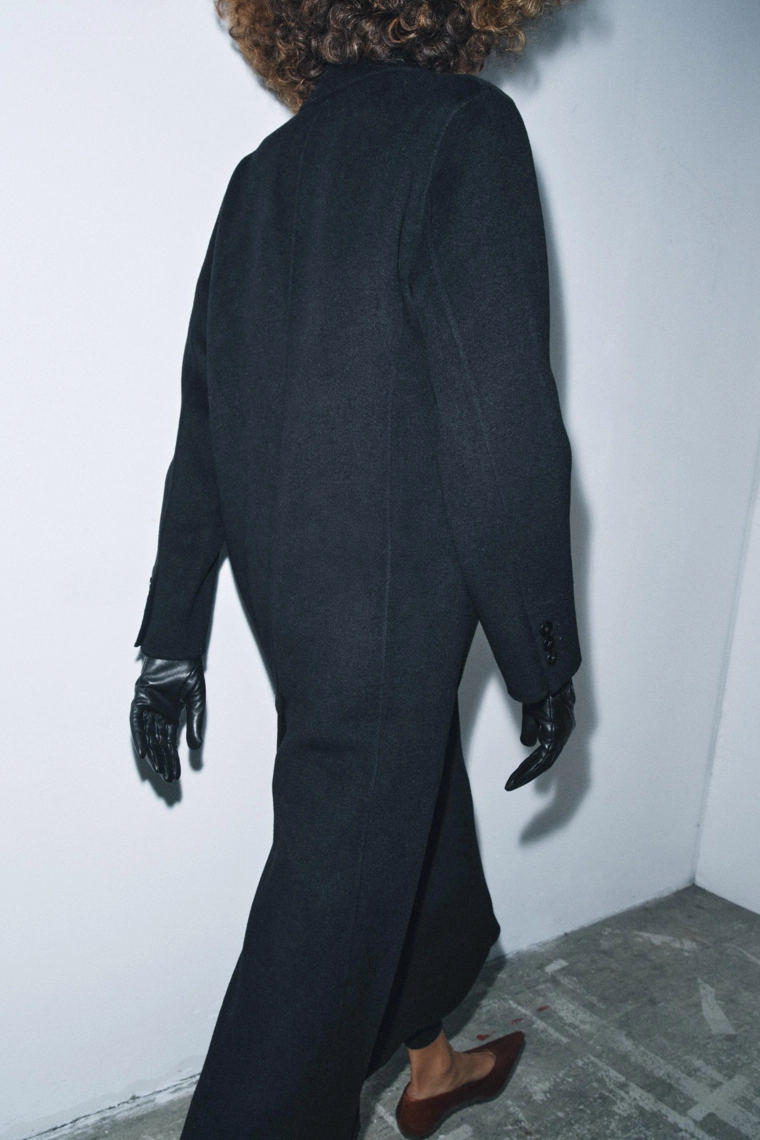 Пальто из шерстяной смеси zw collection limited edition