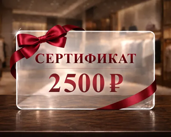Подарочный сертификат номиналом 2500 рублей