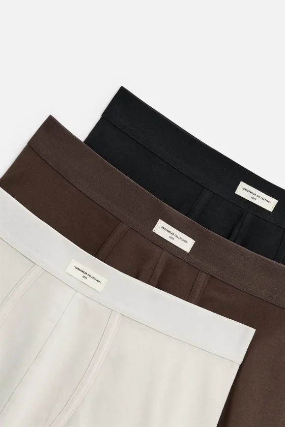 НАБОР ИЗ ТРЕХ ТРУСОВ-БОКСЕРОВ SOFT