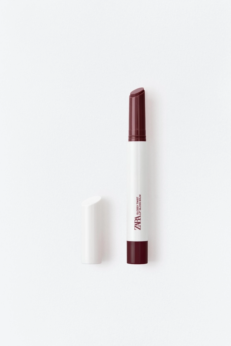 Глянцевый бальзам для губ zara glossy twist - цветной