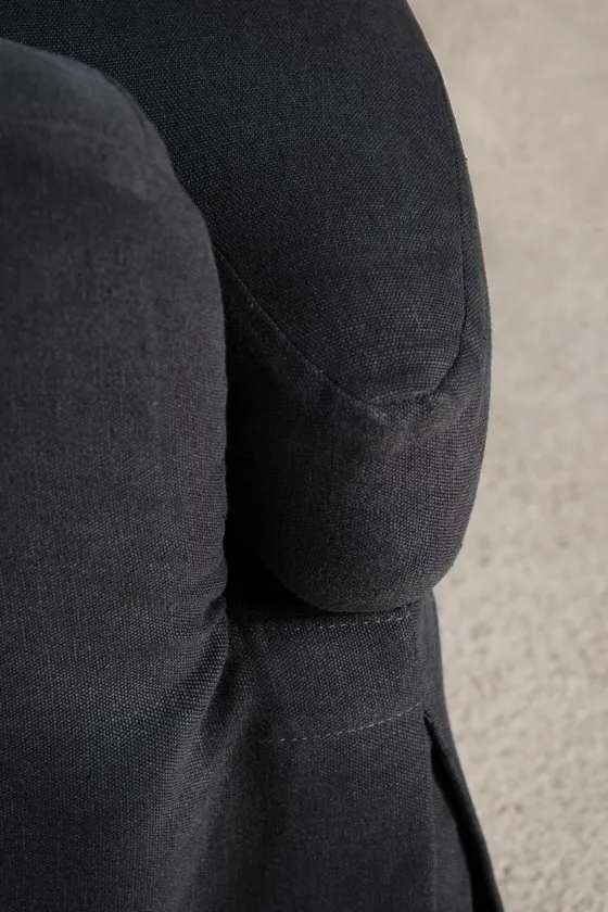 Обивка кресла льняное 01