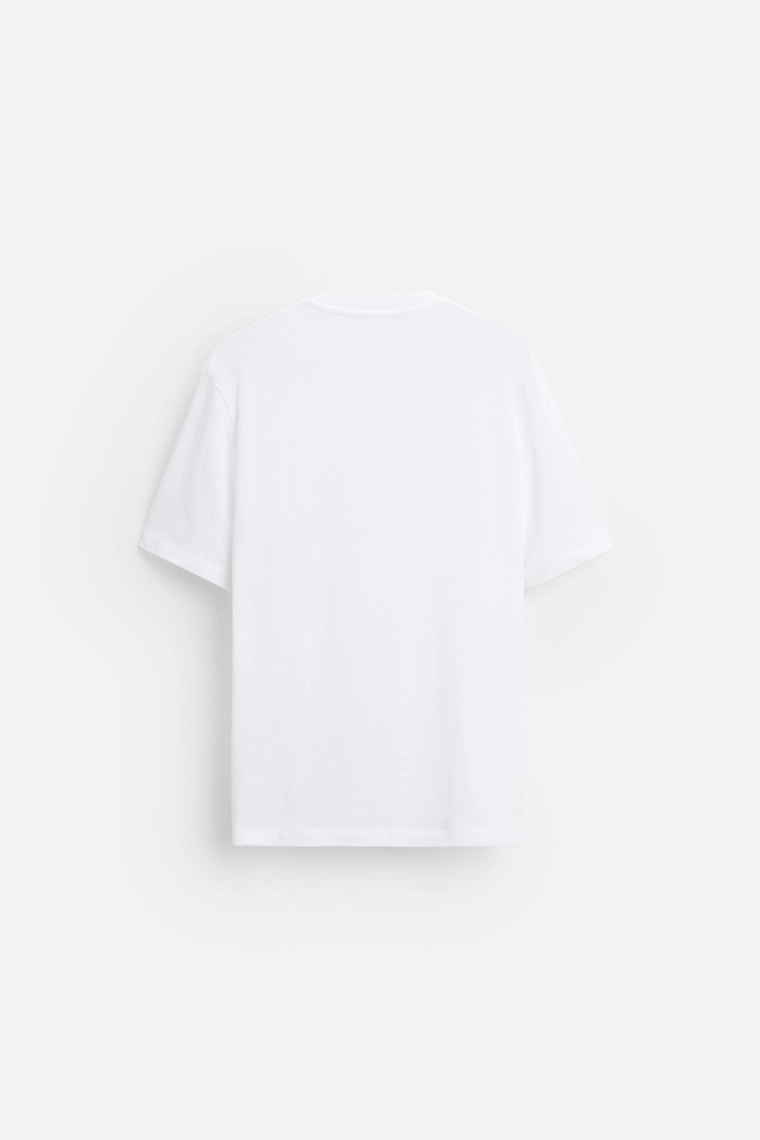 Майка с круглым вырезом zara regular fit