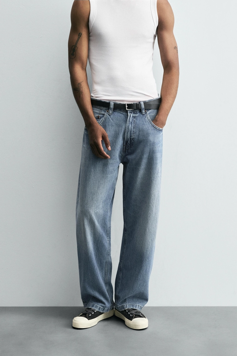 Джинсы свободного кроя
