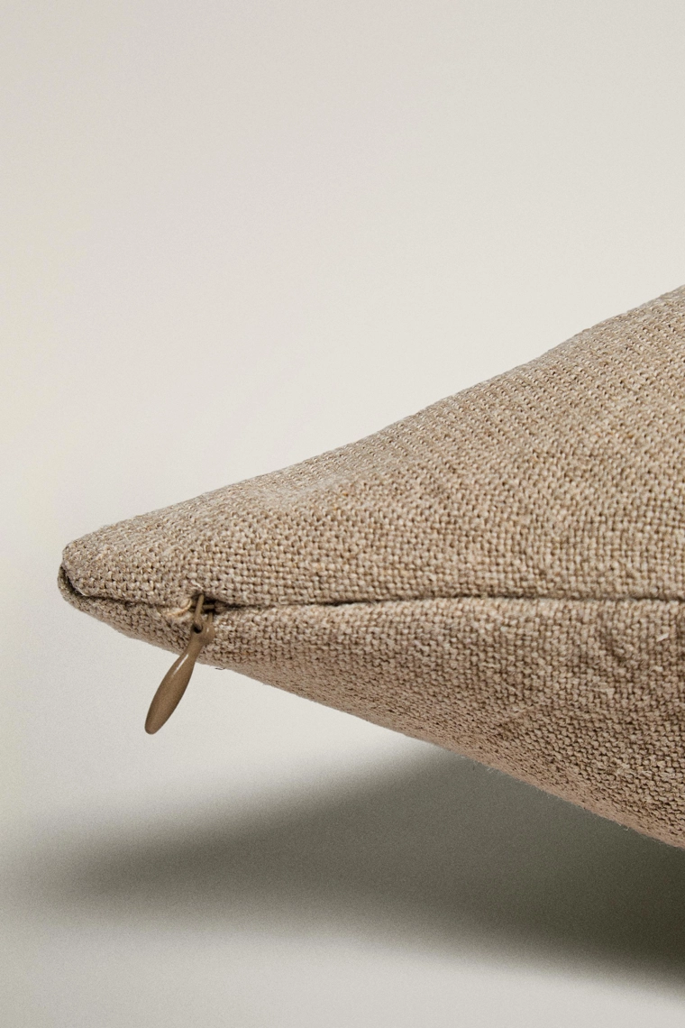 Покрывало plain washed linen bedspread cushion cover