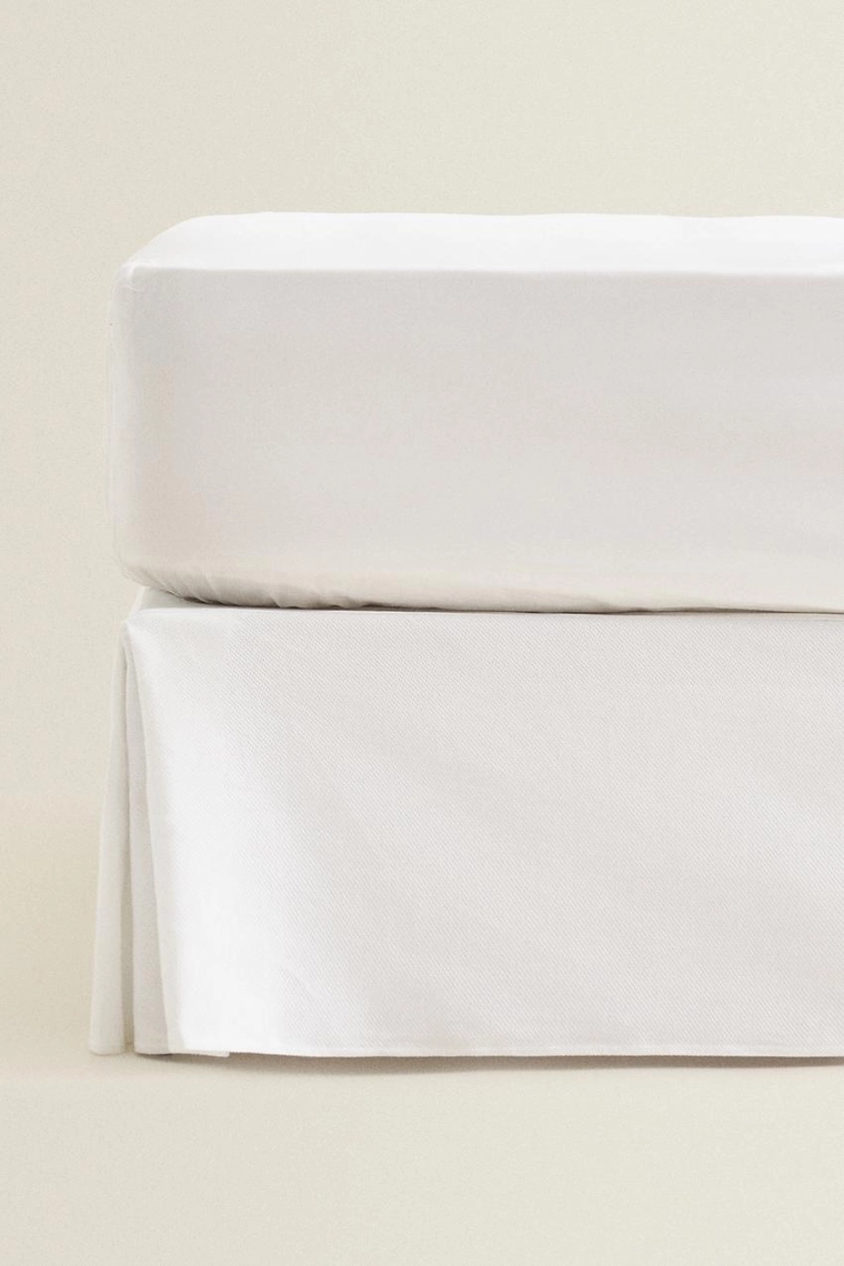Простынь cotton piqué valance sheet