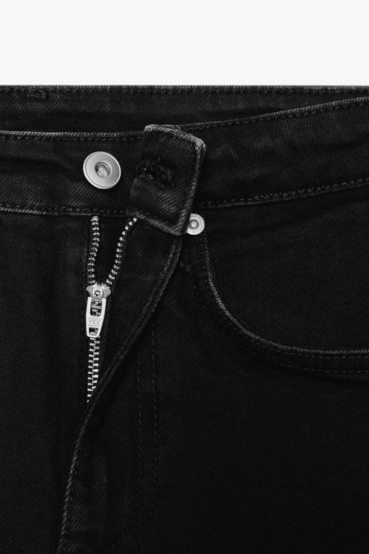 Джинсы trf cropped flare с высокой посадкой