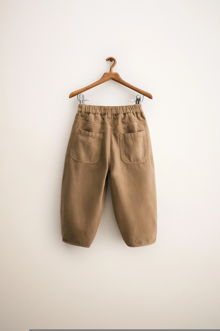 ХОЛЩОВЫЕ БРЮКИ ОБЪЕМНОГО КРОЯ