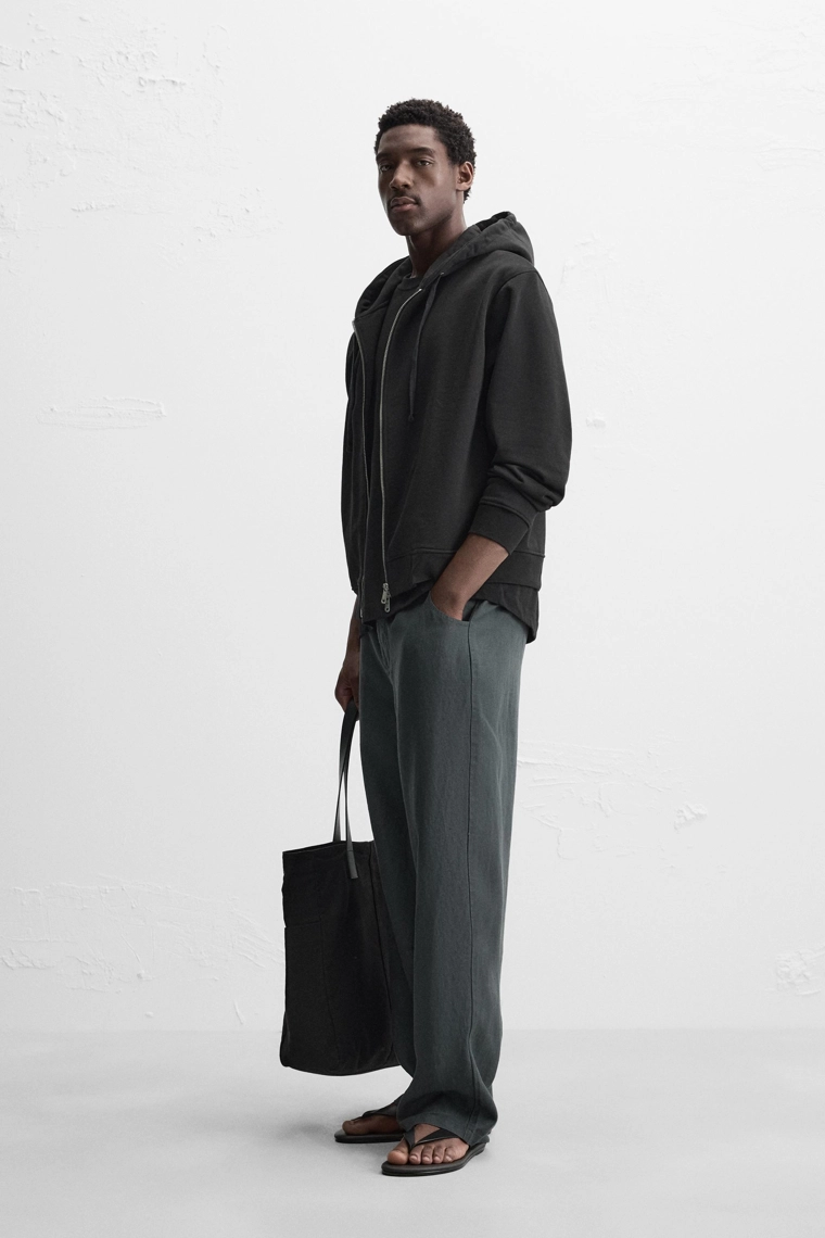 Толстовка с молнией на молнии