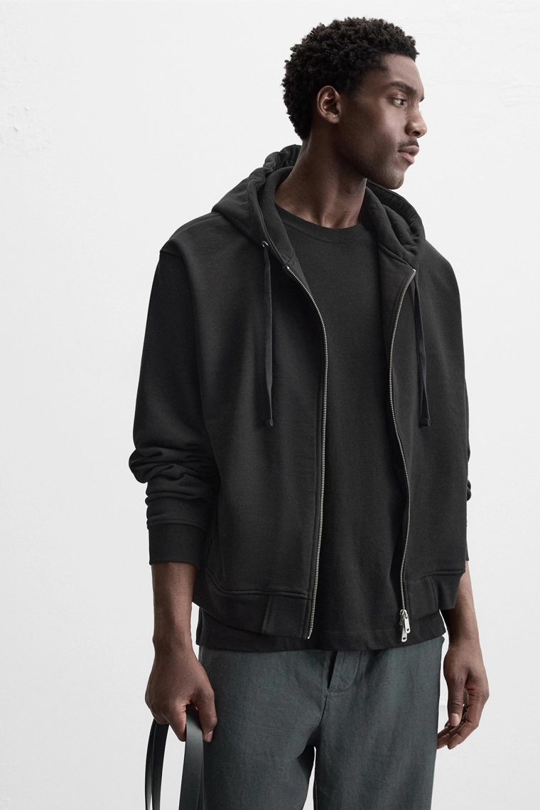 Толстовка с молнией на молнии