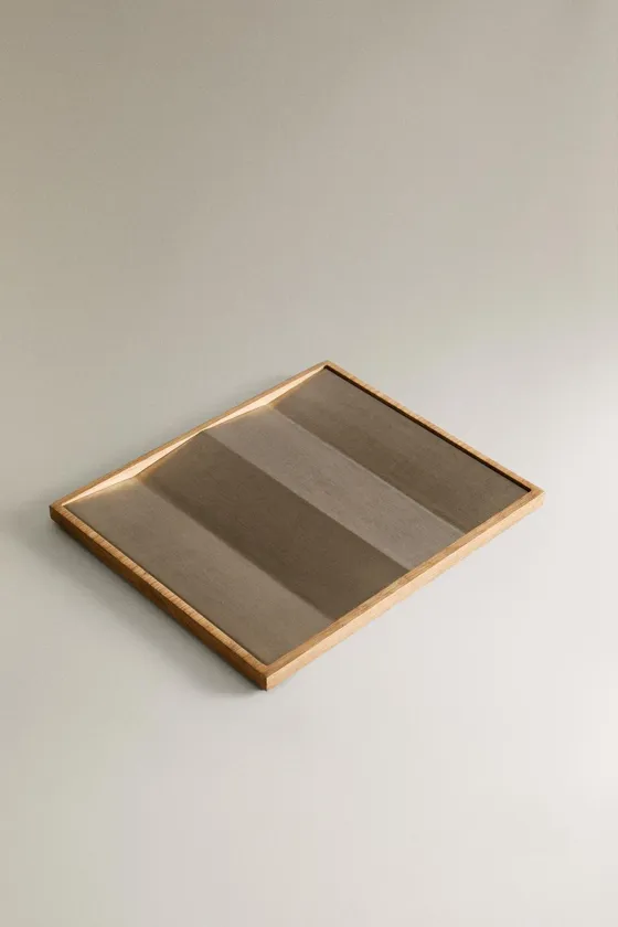 Подставка для гантелей из дуба и стали