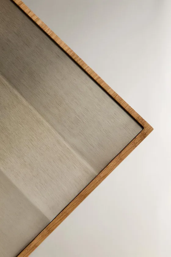 Подставка для гантелей из дуба и стали