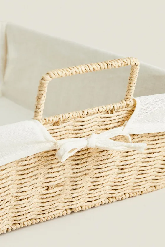 корзина для глажки с тканевой подкладкой