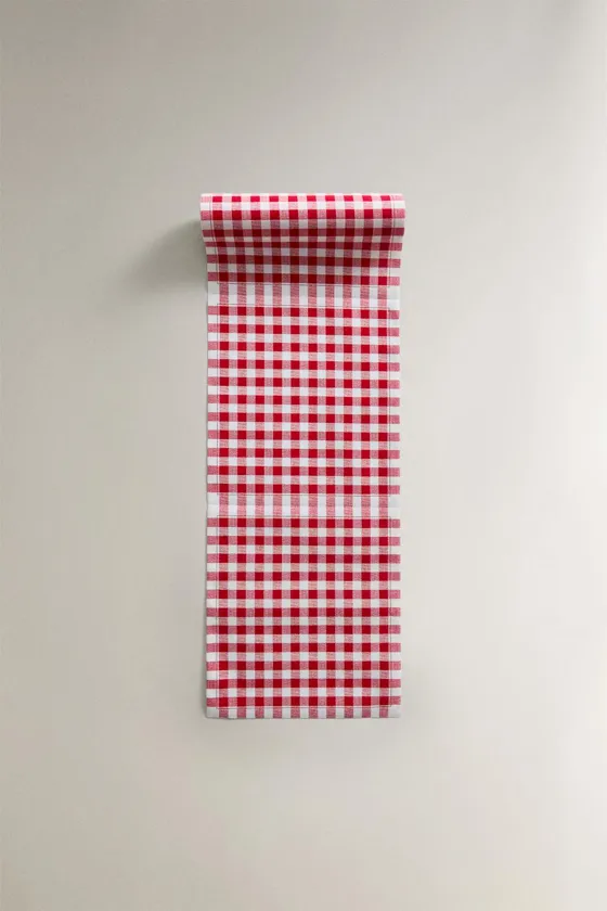 Рулон в клетку из хлопка, салфетки (упаковка из 20 штук)