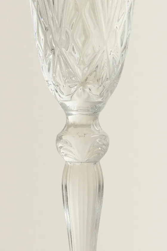 Гравированный фужер из кристалла