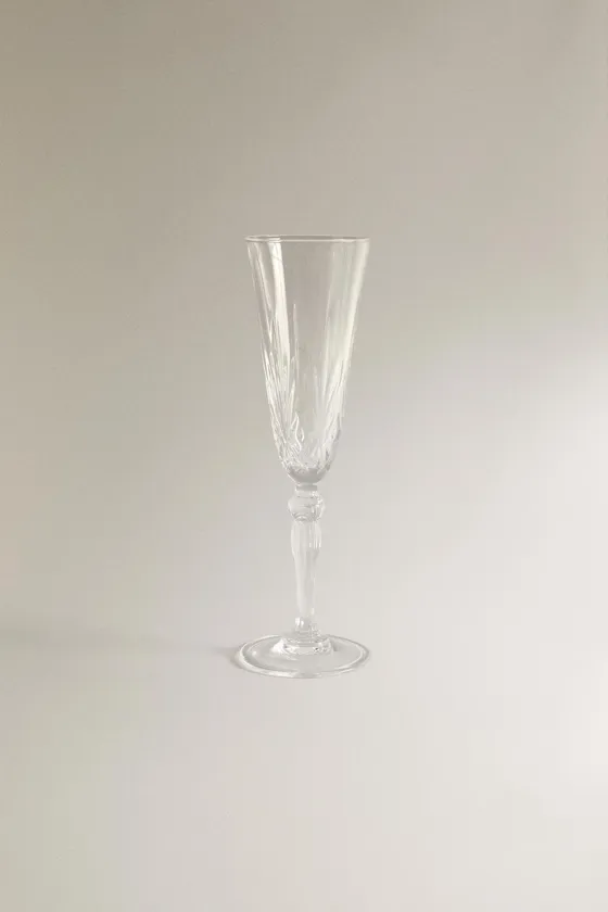 Гравированный фужер из кристалла