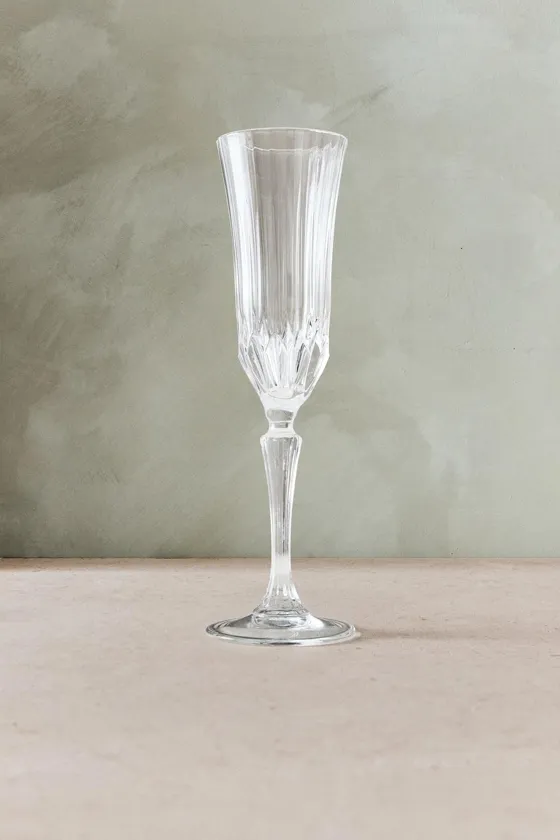 Гравированный кристаллический бокал для шампанского