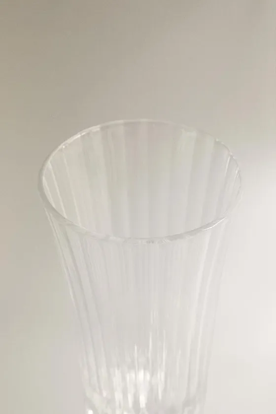 Гравированный кристаллический бокал для шампанского