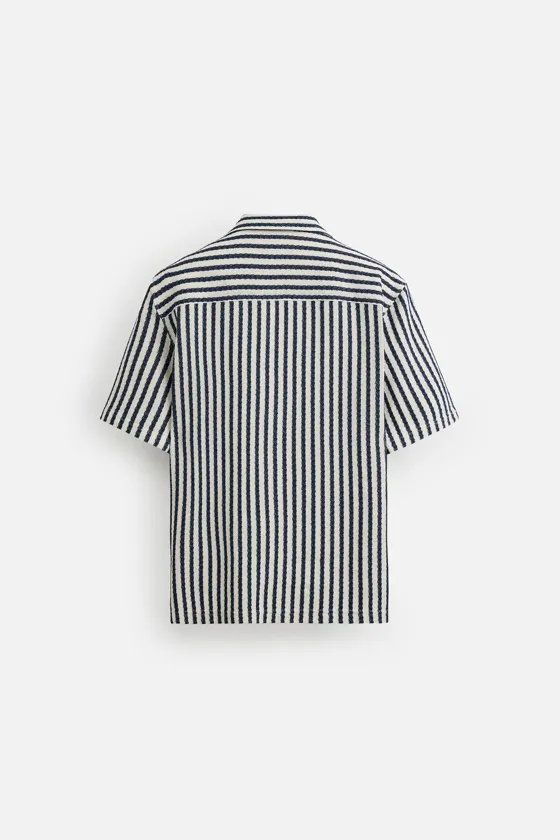 РУБАШКА JACQUARD С ГЕОМЕТРИЧЕСКИМ УЗОРОМ