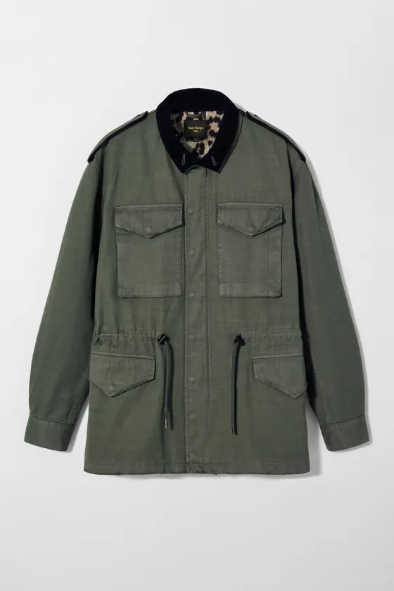 Парка с меховым воротником bobby gillespie x zara