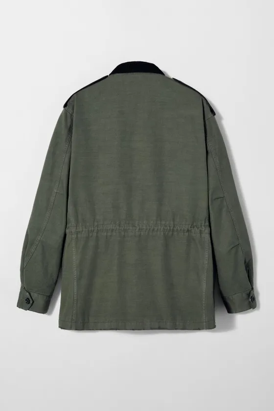 Парка с меховым воротником bobby gillespie x zara