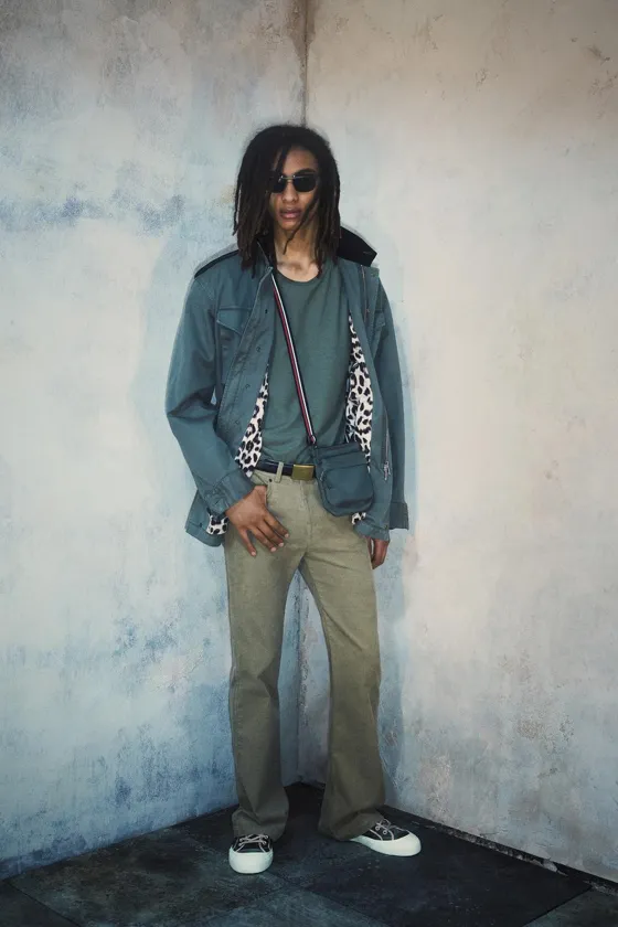 Парка с меховым воротником bobby gillespie x zara