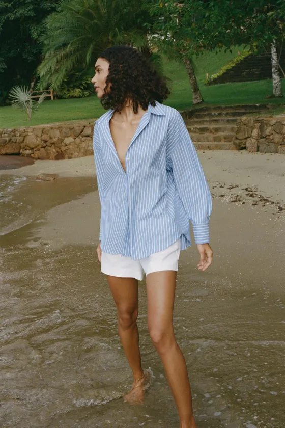 БАЗОВАЯ РУБАШКА ИЗ ПОПЛИНА