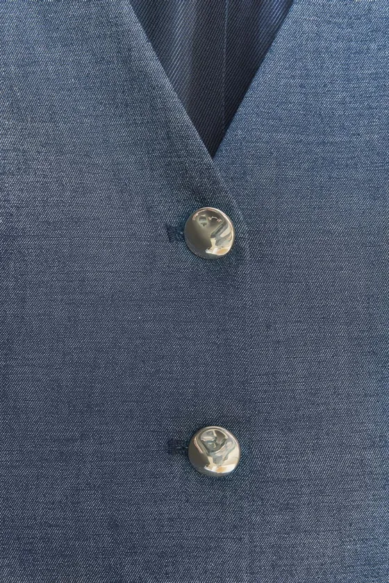 ЖИЛЕТ-ПЕПЛУМ ИЗО ЛЬНА