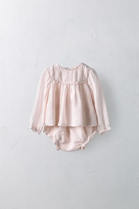 Набор блузки и пинеток 100% рами на 1-24 месяца, ограниченное издание