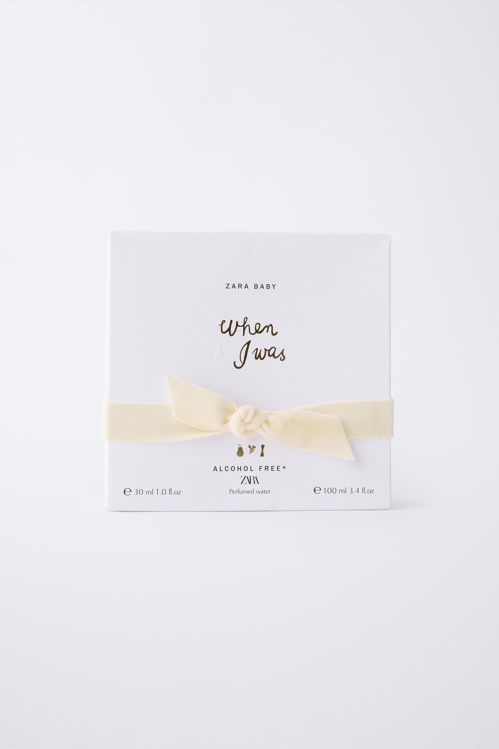 Детское парфюмированное воды без спирта baby when i was zara edt 100+30 мл (3,4 жидких унции) (1,0 жидко унции)