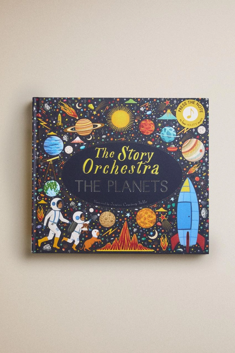 Детская музыкальная книга the story orchestra the planets